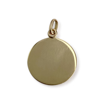 Second-hand pendant in 750 yellow gold