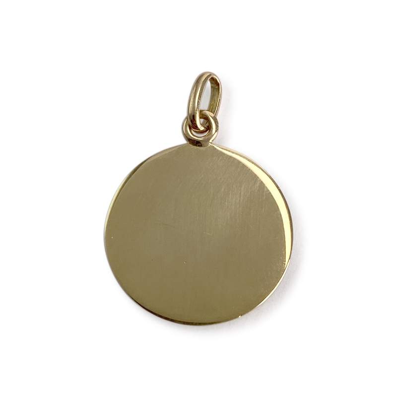 Second-hand pendant in 750 yellow gold - view 2