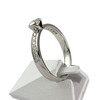 Bague d'occasion or 750 blanc diamants - vue V2
