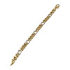 Bracelet d'occasion 2 ors 750 diamants 19.5 cm - vue V2