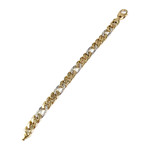 Bracelet d'occasion 2 ors 750 diamants 19.5 cm - vue 2