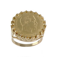 Bague d'occasion or 750 jaune