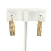 Boucles d'oreilles d'occasion or 750 jaune - vue V3