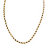 Collier d'occasion or 750 jaune maille corde 58 cm - vue V1