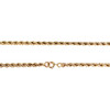 Collier d'occasion or 750 jaune maille corde 58 cm - vue V3