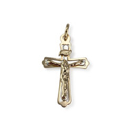 Pendentif croix d'occasion 2 ors 750