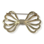 Tweedehands CHRISTOFLE broche van 750 geelgoud en gerhodineerd - afbeelding 2