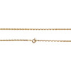 Chaine d'occasion or 750 jaune maille forçat 72 cm - vue V3
