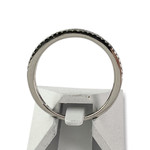 Bague d'occasion or 375 blanc diamants - vue 3