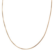 Chaine d'occasion or 750 jaune maille gourmette 46.5 cm
