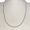 Chaine d'occasion or 750 jaune maille gourmette 49.5 cm - vue V2