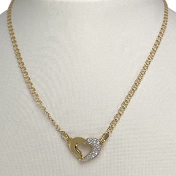 Second-hand necklace gold 750 yellow 39 cm