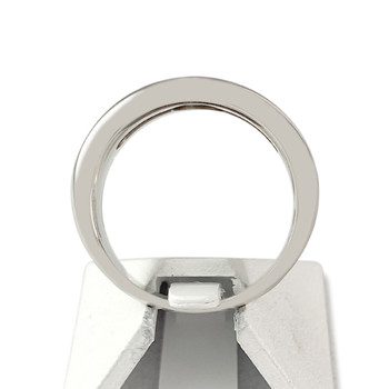 Tweedehands 585 witgouden diamanten ring