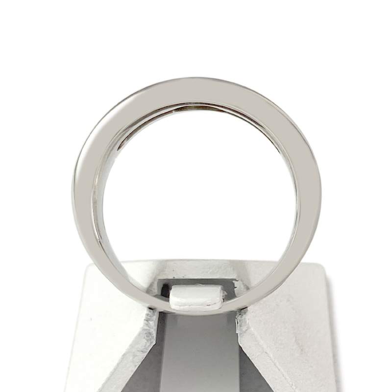 Second-hand 585 white gold diamond ring - view 3