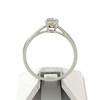 Solitaire d'occasion or 750 blanc diamant 0.50 carat - vue V3