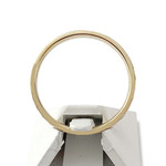 Second hand MAUBOUSSIN ring gold 750 yellow diamonds - view 3