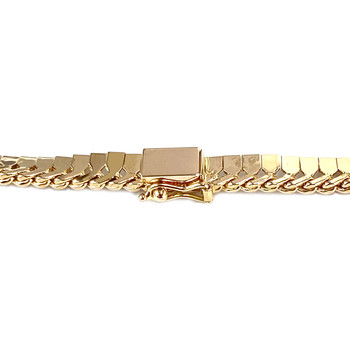 Tweedehands halsketting goud 750 geel 45 cm