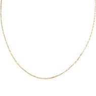 Chaine d'occasion or 750 jaune maille marine 45 cm