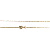 Chaine d'occasion or 750 jaune maille marine 45 cm - vue V3