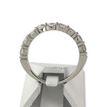 Bague d'occasion or 750 blanc diamants - vue 3