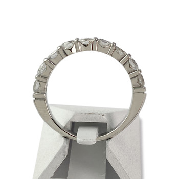 Second-hand gold ring 750 white diamonds