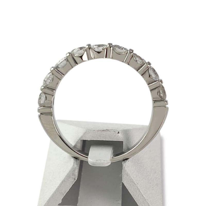 Bague d'occasion or 750 blanc diamants - vue 3