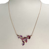 Collier d'occasion or 375 rose pierres fines 45 cm - vue V2