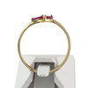 Bague d'occasion or 750 jaune rubis - vue V3
