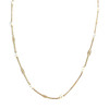 Collier d'occasion or 750 jaune perles de culture 51 cm - vue V1