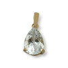 Pendentif d'occasion or 750 jaune aigue marine - vue V1