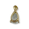 Pendentif d'occasion or 750 jaune aigue marine - vue V3