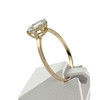 Bague d'occasion or 750 jaune aigue marine - vue V2