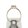 Bague d'occasion or 750 jaune aigue marine - vue V3