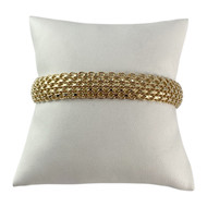 Bracelet d'occasion or 750 jaune 19 cm