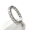 Bague d'occasion or 750 blanc diamants - vue V2