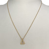Collier d'occasion or 750 jaune diamant 42 cm - vue V2