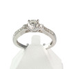 Bague d'occasion or 750 blanc diamant - vue V1