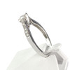 Bague d'occasion or 750 blanc diamant - vue V2