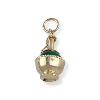 Pendentif d'occasion or 750 jaune agathe