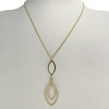 Collier d'occasion or 750 jaune maille forçat 43 cm - vue V2