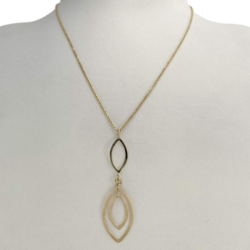 Collier d'occasion or 750 jaune maille forçat 43 cm - vue 2
