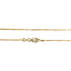 Collier d'occasion or 750 jaune maille forçat 43 cm - vue V3