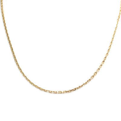 Chaîne d'occasion or 750 jaune maille forçat 40 cm