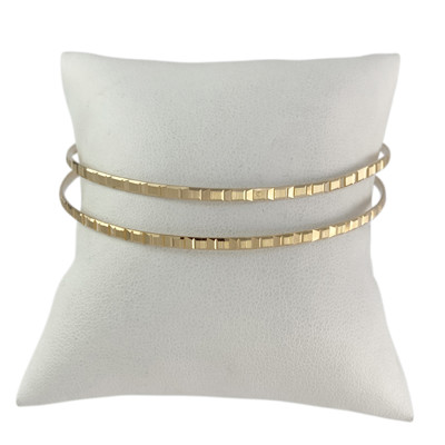 Duo jonc d'occasion or 750 jaune 75 mm - vue 1