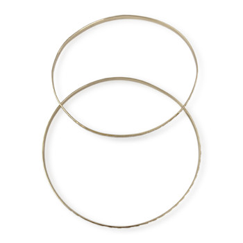 Duo jonc d'occasion or 750 jaune 75 mm