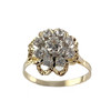 Bague d'occasion 2 ors 750 spinelles synthétiques - vue V1