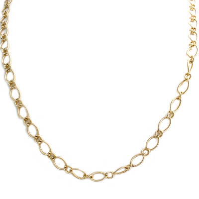 Collier d'occasion or 750 jaune maille fantaisie 47 cm - vue 1