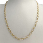 Collier d'occasion or 750 jaune maille fantaisie 47 cm - vue 2