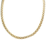 Collier d'occasion or 750 jaune maille pop corn 45 cm - vue 1