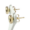 Boucles d'oreilles d'occasion or 750 jaune émeraudes - vue V2